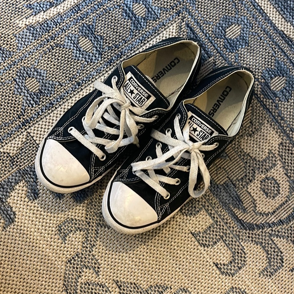Converse Allstar thin sole black sneakers